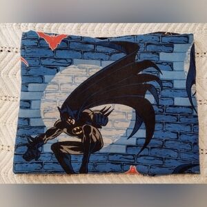 Vintage Batman & Robin  Bed Sheet Twin Size Flat Sheet (66.5 x 90") 1999
